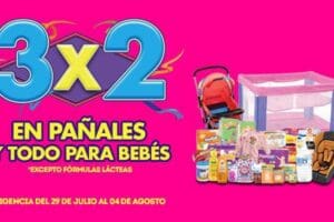 Julio Regalado en La Comer: 3 x 2 en pañales y todo para bebés