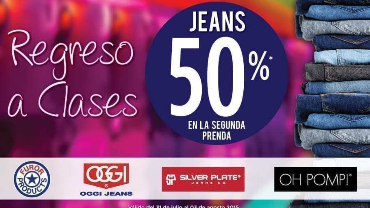 Suburbia: jeans 50% de descuento en la segunda prenda