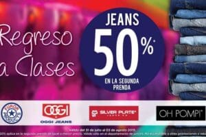 Suburbia: jeans 50% de descuento en la segunda prenda