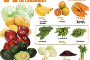 Chedraui: Ofertas de Frutas y Verduras 28 y 29 de Julio