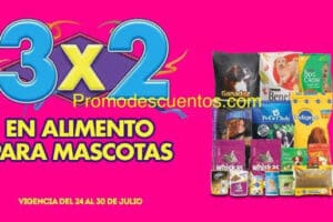 Julio Regalado 2015 La Comer: 3×2 en todo el alimento para mascotas