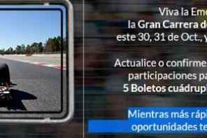 Sorteo Santander: gana boletos para la carrera de México