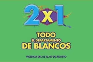 Julio Regalado 2015 en Comercial Mexicana: 2×1 en Todo el Departamento de Blancos