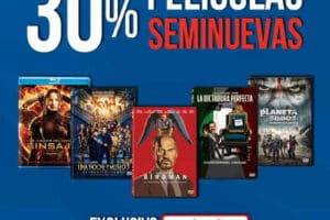 Blockbuster: 30% de descuento en películas Seminuevas