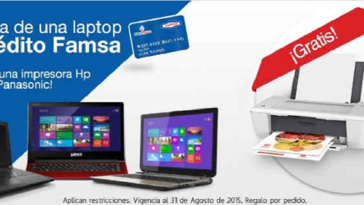 Famsa: Gratis Impresora y Audifonos Comprando una Computadora