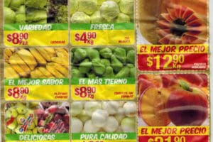 Bodega Aurrera: Frutas y Verduras del 21 al 27 de agosto