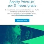 Spotify Premium GRATIS por 2 meses con Paypal