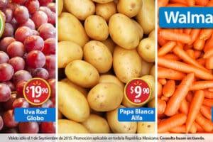 Walmart: Martes de Frescura Frutas y Verduras 01 de Septiembre