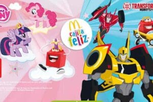 Cajita Feliz McDonalds: Juguetes de Transformers y My Little Pony