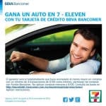Promocion 7-Eleven y Bancomer Gana un Automovil