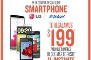 RadioShack: Compra Celular LG Telcel y te llevas de regalo $199 pesos
