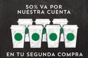 Starbucks: 50% de descuento en tu segunda compra con Visa