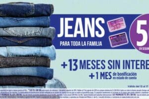 Suburbia: 50% de descuento en segundo Jeans del 13 al 17 de agosto