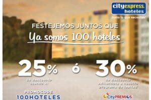 Hoteles City express: Venta Especial con 25% de Descuento