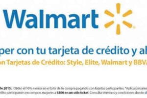 Walmart Súper en linea: 10% de descuento en toda la tienda con BBVA Bancomer, Banco WM y Sam’s