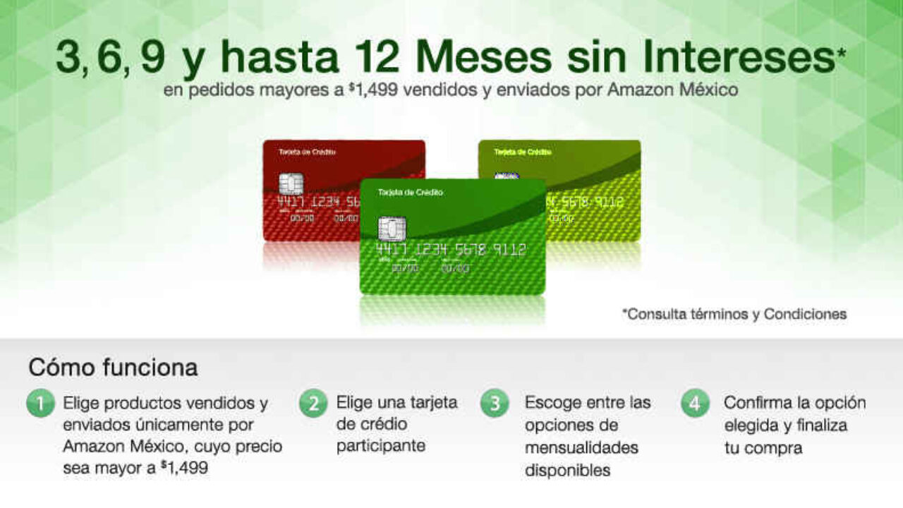 se puede pagar en amazon a meses sin intereses