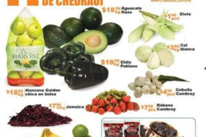 Chedraui: Martes y Miércoles de Frutas y Verduras 15 y 16 de Septiembre