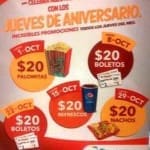 Cinemex Promociones de Jueves de Aniversario