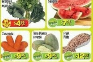 HEB: Ofertas de Frutas y Verduras del 1 al 3 de Septiembre