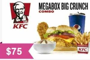 KFC: Cupón de descuento megabox a buen precio