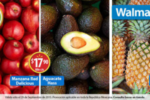 Walmart: Martes de Frescura Frutas y Verduras 29 de Septiembre