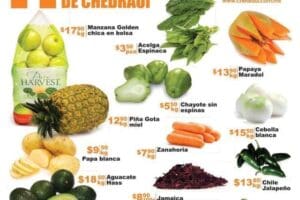 Chedraui: Ofertas de Frutas y Verduras 08 y 09 de Septiembre
