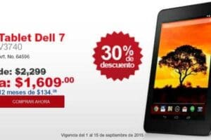 Office Depot: Tablet Dell 7 v3740 a $1,609