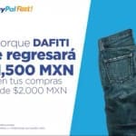Paypal Fest Dafiti te regresa $1500 en compras de $2000
