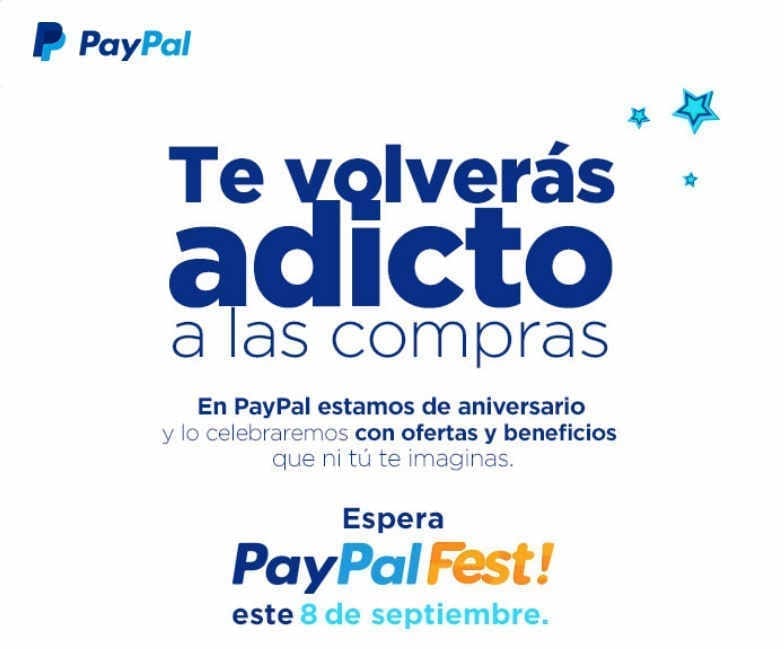 Paypal Fest 8 de Septiembre Smartphones desde $5