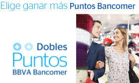 Puntos Bancomer – BBVA Bancomer del 25 al 28 de septiembre