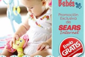 Sears: Quincena de bebés 20% de descuento directo y envio gratis