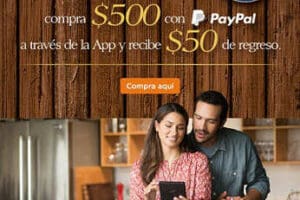 Superama: $50 de descuento en App pagando con PayPal