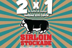 Sirloin Stockade: Cupón 2×1 en buffet de lunes a viernes