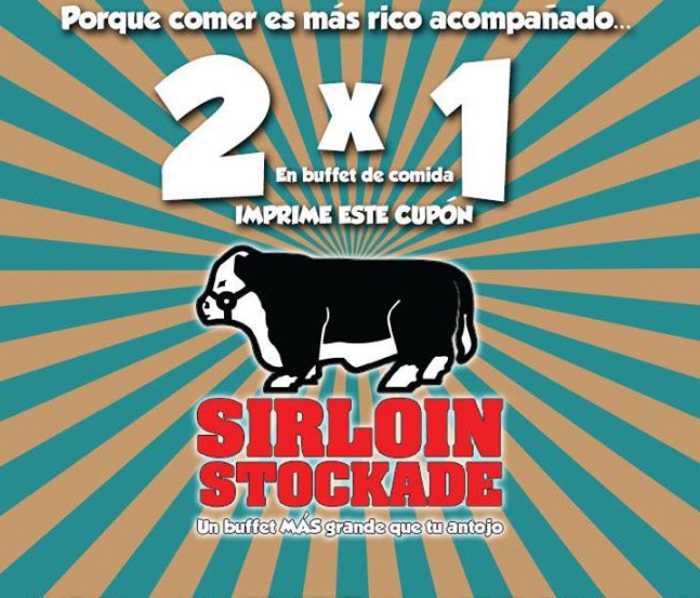 Sirloin Stockade: Cupón 2×1 en buffet de lunes a viernes
