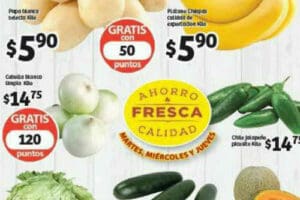 Soriana: Ofertas de frutas y verduras 06 y 07 de Octubre