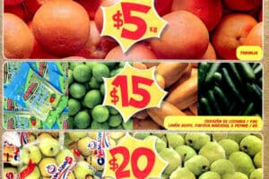 Bodega Aurrera: Tianguis de Mamá Lucha Frutas y Verduras del 2 al 8 de octubre