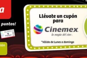 Boleto de Cinemex a solo $25 con puntos Soriana