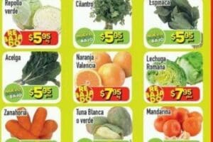 HEB: Ofertas de Frutas y Verduras del 20 al 22 de Octubre