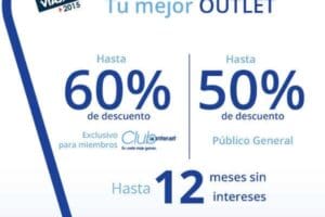 Outlet Interjet Octubre 2015 Hasta 60% de descuento