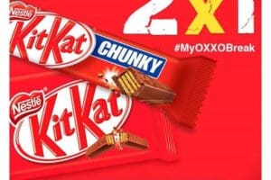 Oxxo: chocolates KitKat de Nestlé al 2×1