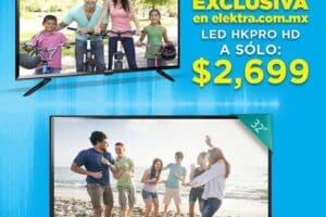 Elektra en línea: Pantalla 32″ LED HD a $2,699