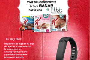 Promocion Special K Gana una pulsera Fitbit