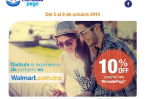 Walmart: 10% de descuento con Mercadopago al 09 de Octubre