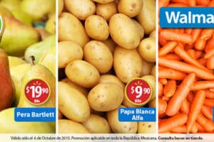 Walmart: Martes de Frescura Frutas y Verduras 06 de Octubre