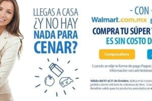 Walmart Super: Envío gratis pagando con Paypal