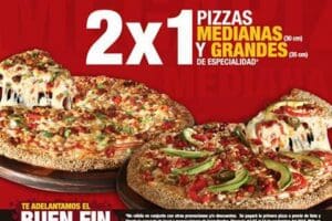 Pre Buen Fin 2015 en Benedetti’s: 2x1en Pizzas medianas y grandes de especialidad