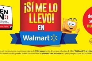 Buen Fin 2015 Walmart: Envío gratis de Súper