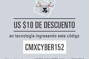 Cyber Monday eBay: Cupón de $10 dólares de descuento en tecnología