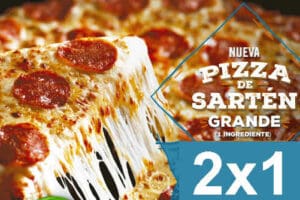 El Buen Fin 2015 Domino’s Pizza: 2×1 en Pizzas Grandes y Medianas incluyendo Pizza Sartén