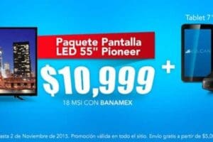 Famsa: Pantalla led 55″ + Bluray Philips + Tablet 7″ a $10,999